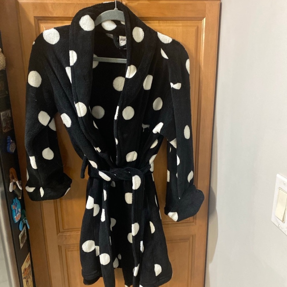 Victoria’s Secret Pink Polka Dot Robe XS/S